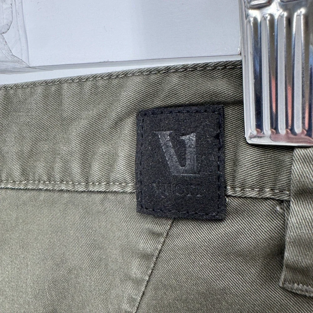 Vuori Meta Pants Mens 30x30 Green Chino Casual Performance Golf Polyester Office
